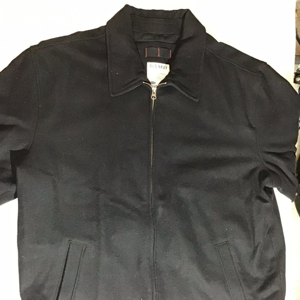 Old Navy Black Peacoat like Jacket XXL